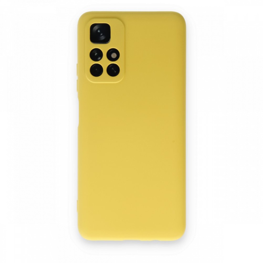  Xiaomi Redmi Note 11T Kılıf Nano içi Kadife Silikon - Sarı