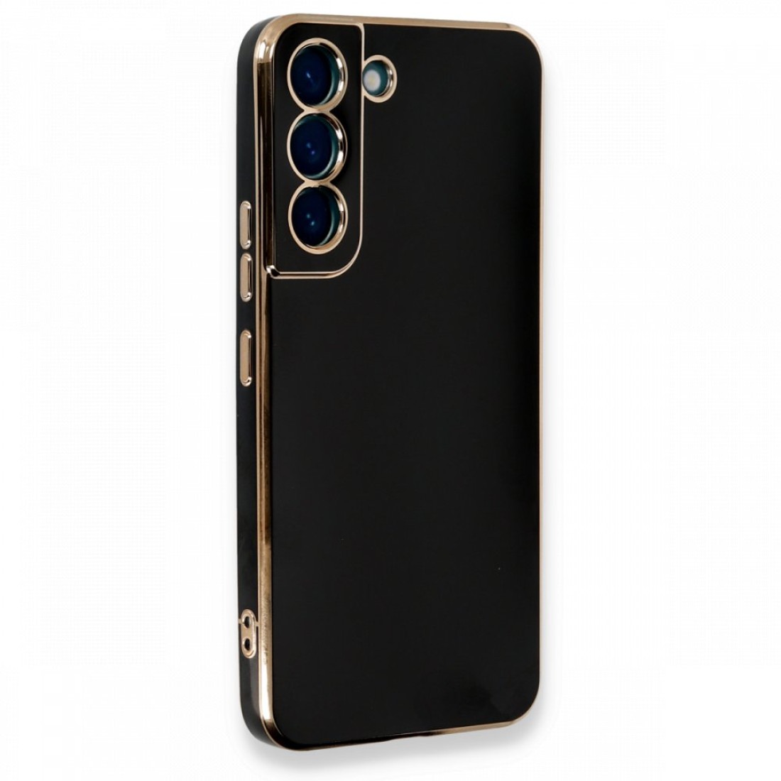  Samsung Galaxy S22 Kılıf Volet Silikon - Siyah