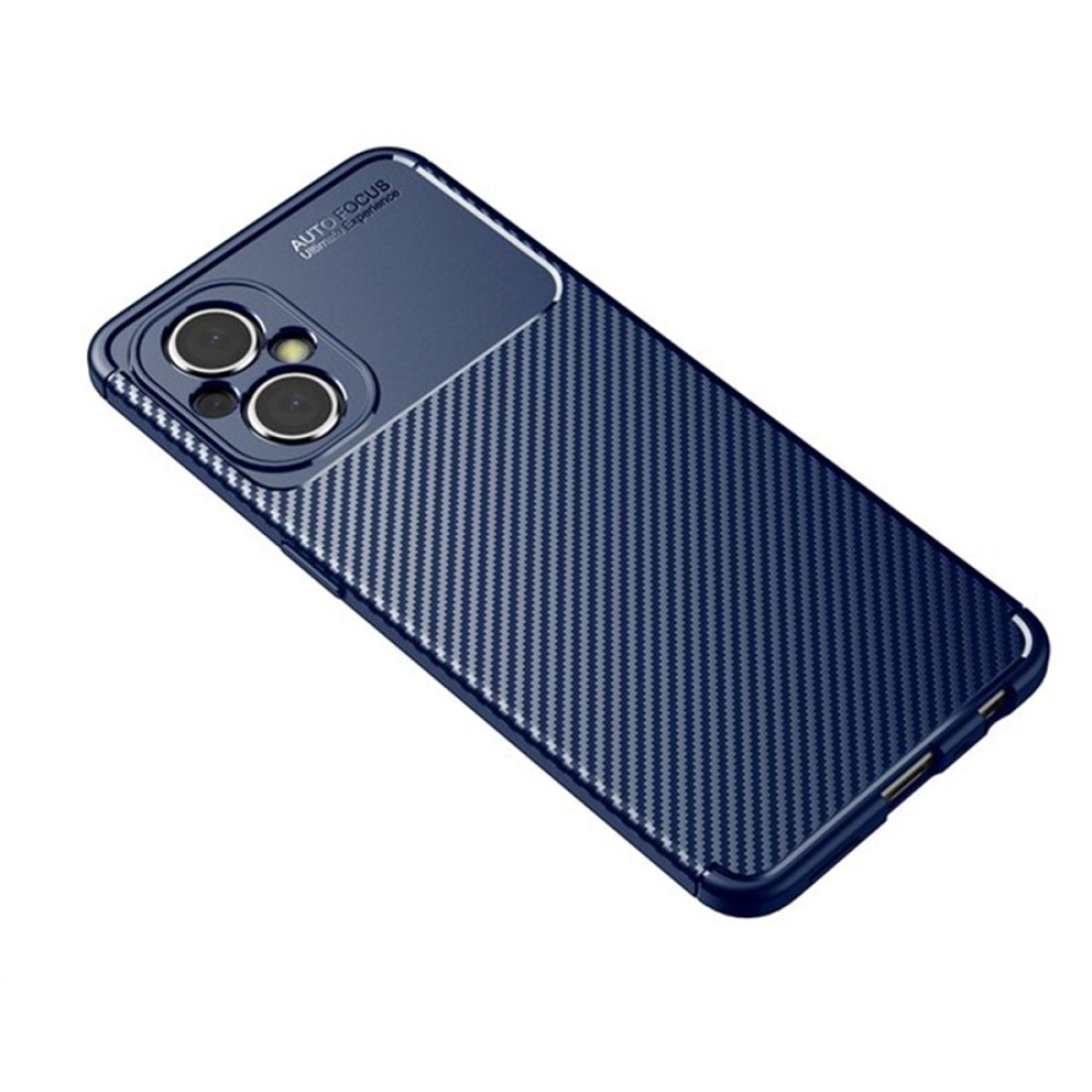  Xiaomi Poco M5 Kılıf Auto Focus Karbon Kapak - Lacivert