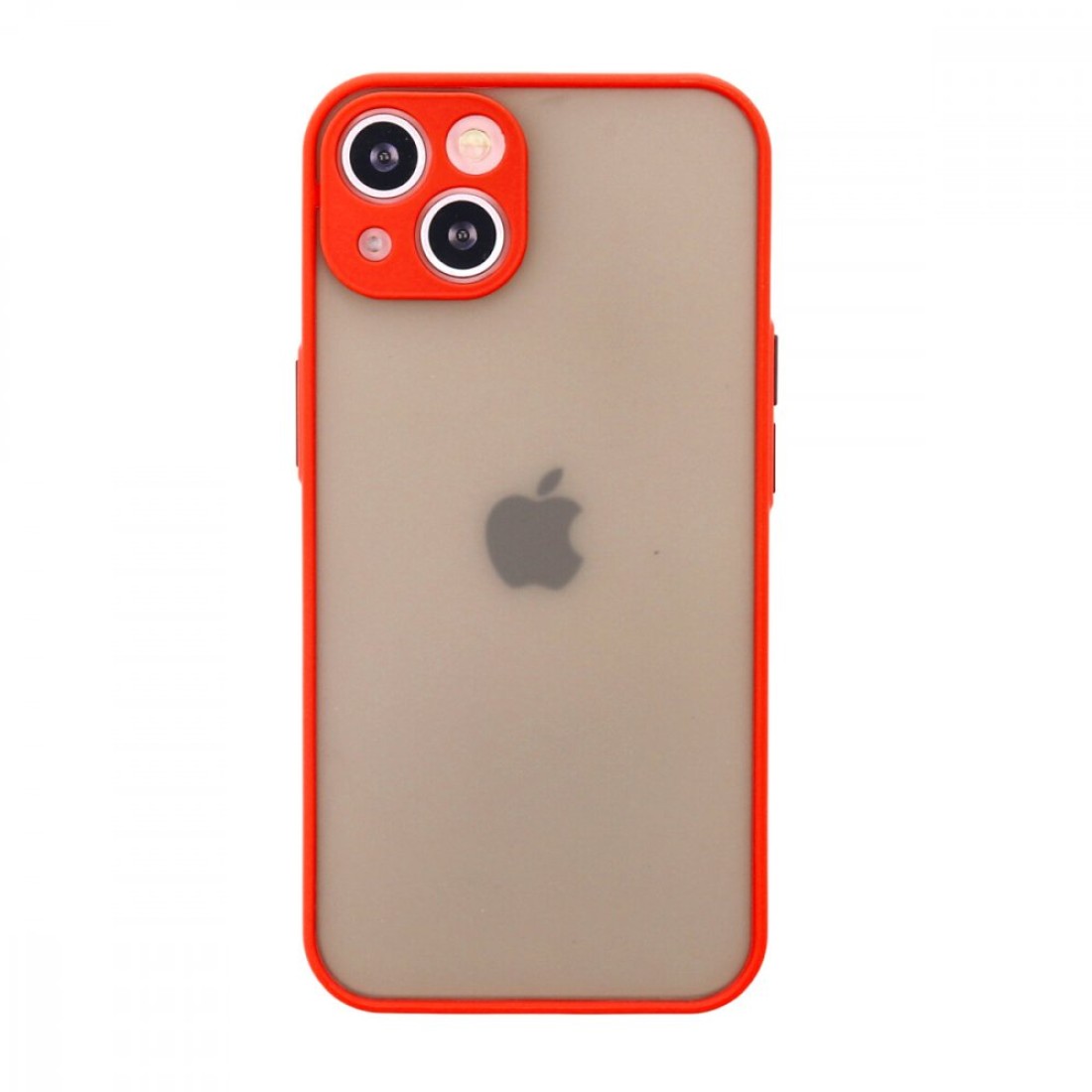  iPhone 13 Mini Kılıf Montreal Silikon Kapak - Kırmızı