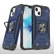 iPhone 13 Kılıf Zegna Yüzüklü Silikon Kapak - Mavi iPhone 13 Kılıf Zegna Yüzüklü Silikon Kapak - Mavi