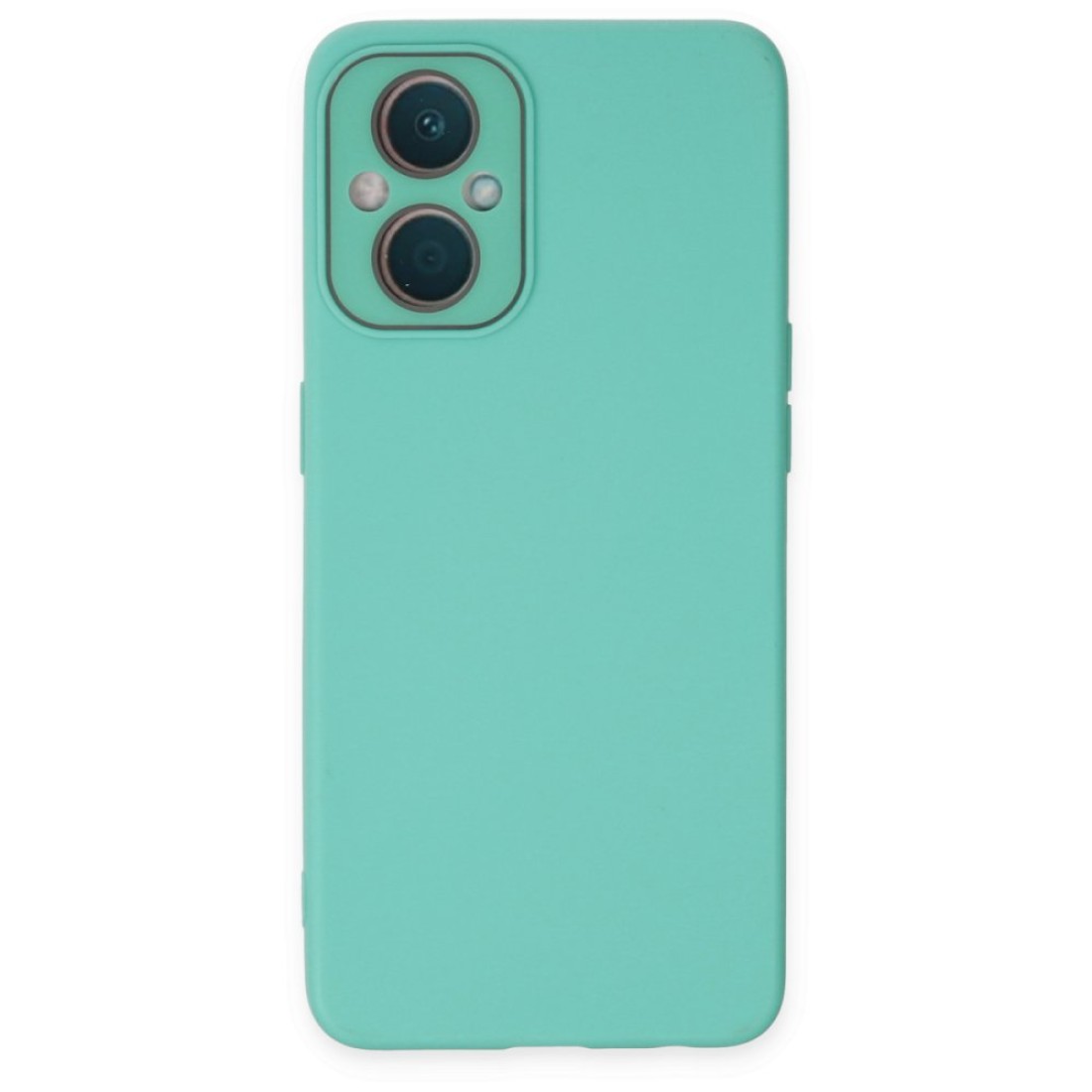  Oppo Reno 8 Lite Kılıf Lansman Glass Kapak - Turkuaz