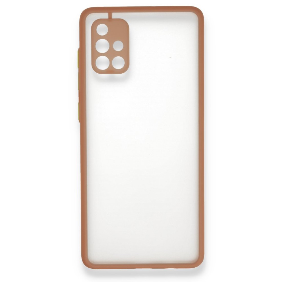  Samsung Galaxy A71 Kılıf Montreal Silikon Kapak - Pembe