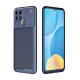 Oppo A15 Kılıf Auto Focus Karbon Kapak - Lacivert Oppo A15 Kılıf Auto Focus Karbon Kapak - Lacivert