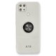  Oppo A15S Kılıf Gros Yüzüklü Silikon - Siyah