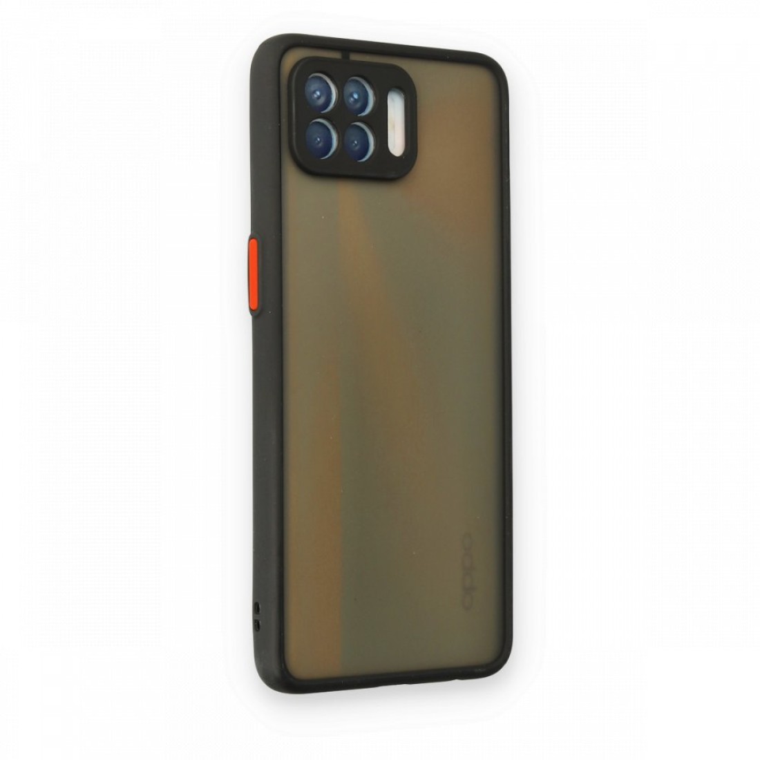  Oppo Reno 4 Lite Kılıf Montreal Silikon Kapak - Siyah