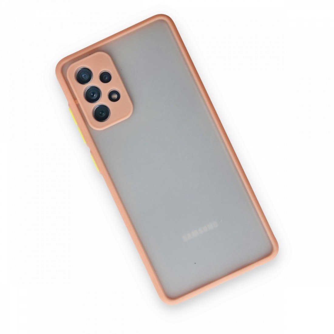  Samsung Galaxy A52S Kılıf Montreal Silikon Kapak - Pembe