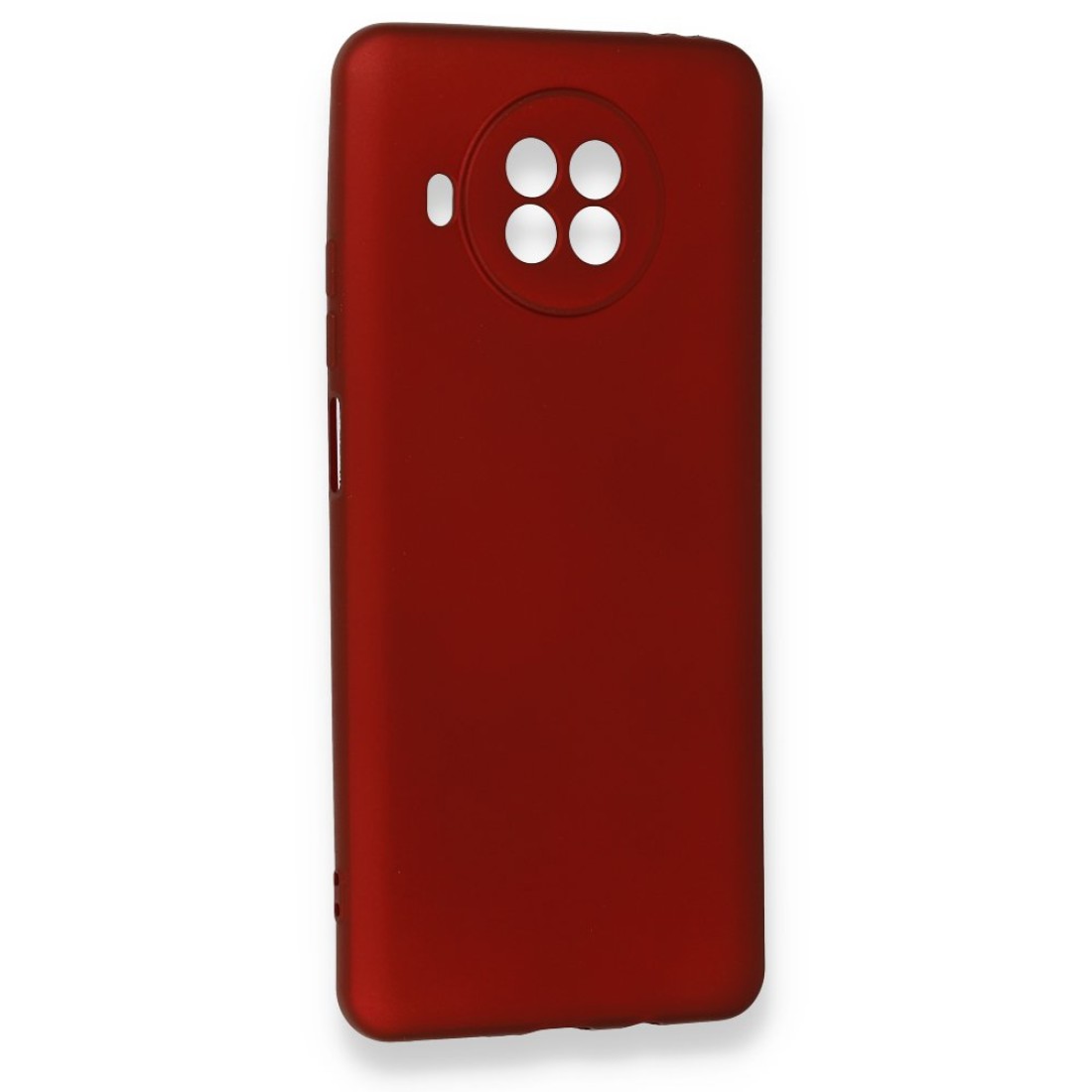 Xiaomi Redmi Note 9 Pro 5G Kılıf First Silikon - Bordo Xiaomi Redmi Note 9 Pro 5G Kılıf First Silikon - Bordo