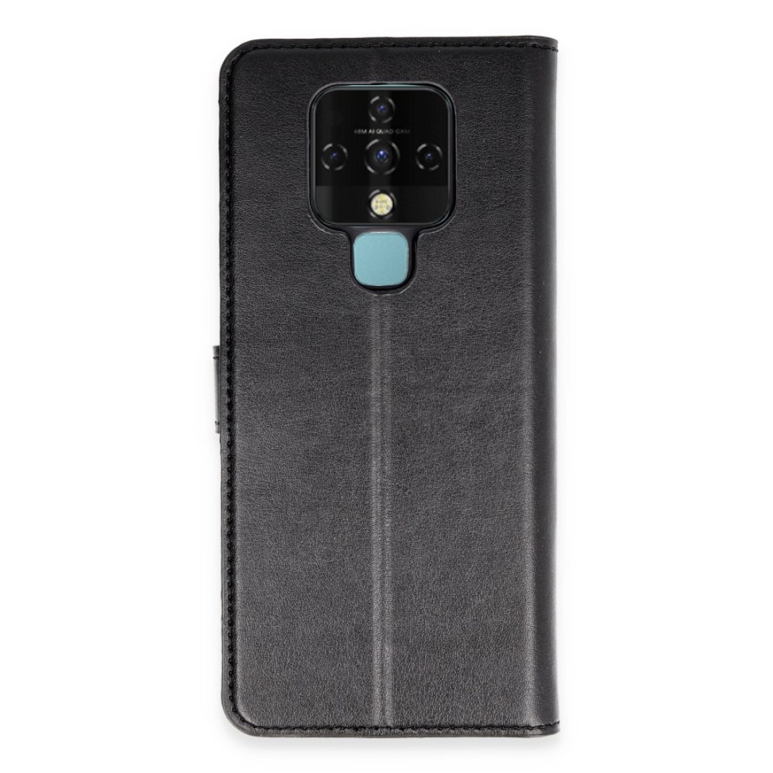  Tecno Camon 16 Kılıf Trend S Plus Kapaklı Kılıf - Siyah