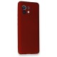  Xiaomi Mi 11 Kılıf First Silikon - Bordo