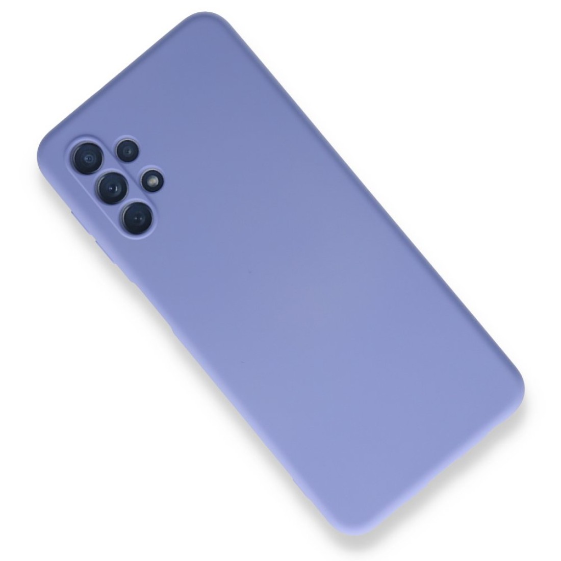  Samsung Galaxy A52 Kılıf Nano içi Kadife Silikon - Lila