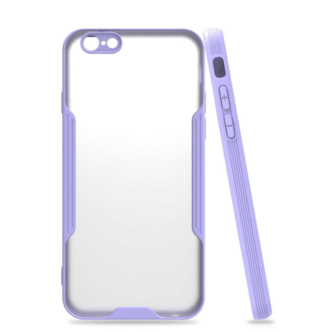  iPhone 6 Kılıf Platin Silikon - Lila