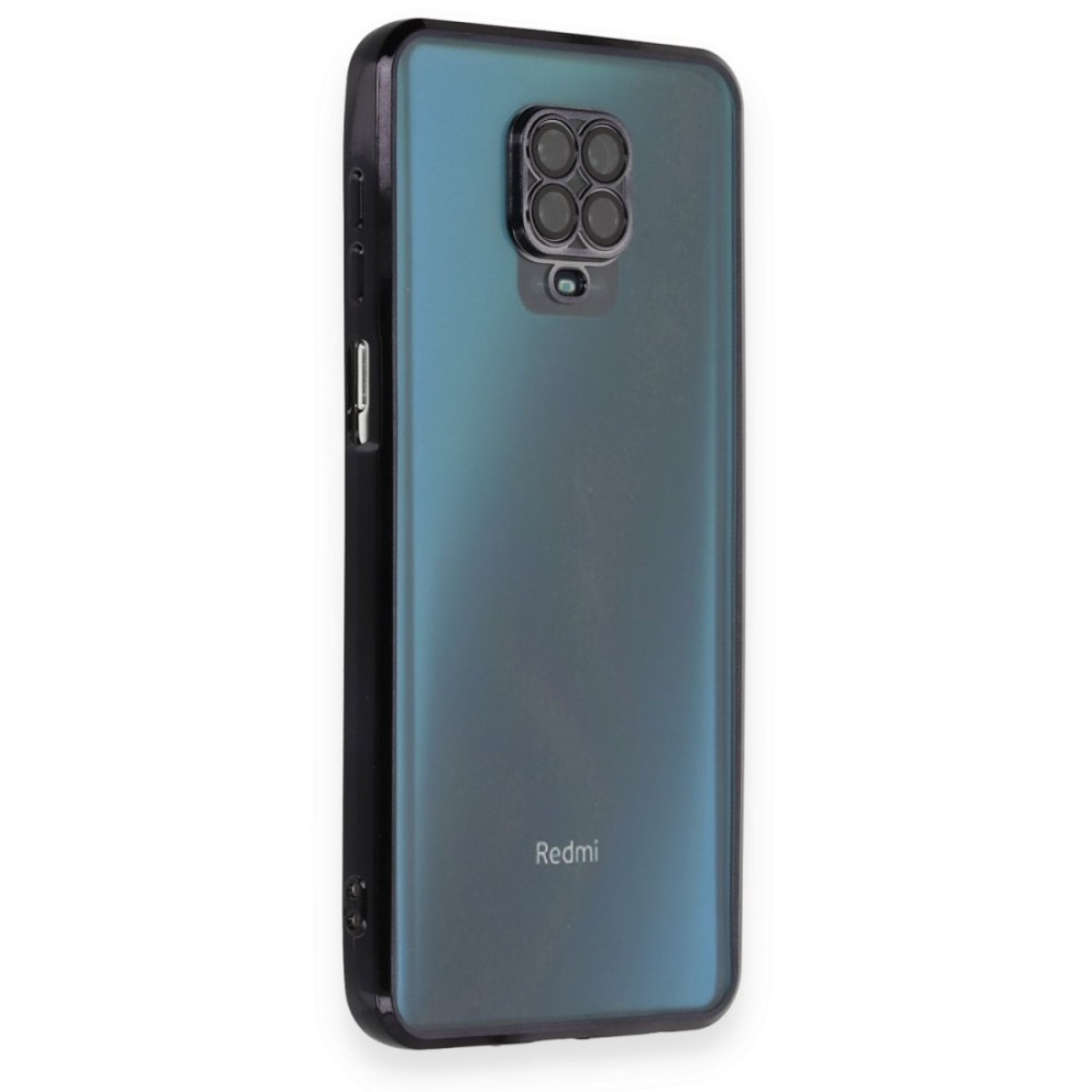  Xiaomi Redmi Note 9S Kılıf Razer Lensli Silikon - Siyah