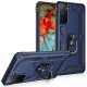 Samsung Galaxy S21 Plus Kılıf Sofya Yüzüklü Silikon Kapak - Lacivert Samsung Galaxy S21 Plus Kılıf Sofya Yüzüklü Silikon Kapak - Lacivert