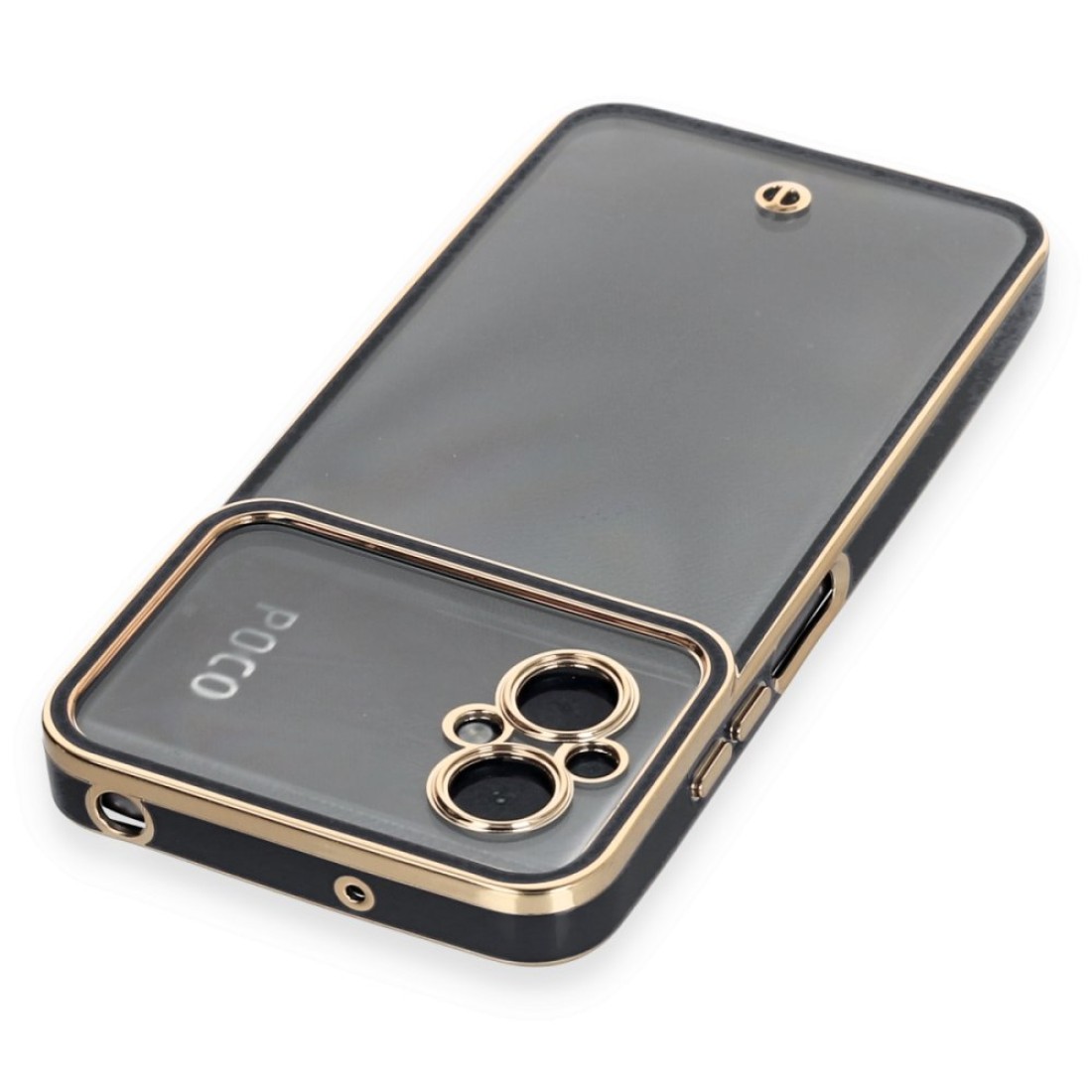  Xiaomi Poco M5 Kılıf Liva Lens Silikon - Siyah