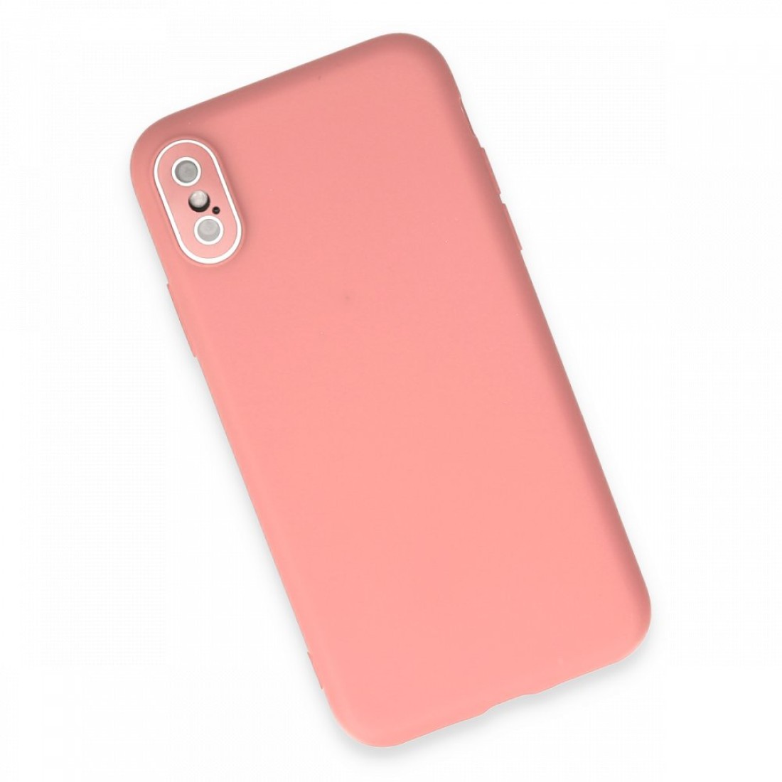 iPhone XS Kılıf Lansman Glass Kapak - Pembe iPhone XS Kılıf Lansman Glass Kapak - Pembe