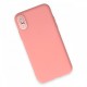 iPhone XS Kılıf Lansman Glass Kapak - Pembe iPhone XS Kılıf Lansman Glass Kapak - Pembe