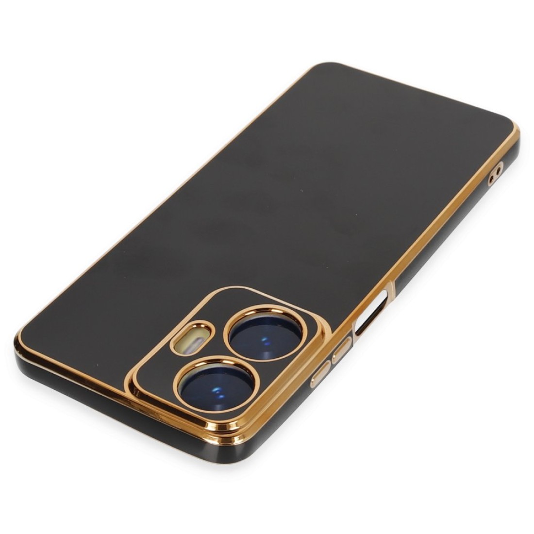  Realme C55 Kılıf Volet Silikon - Siyah