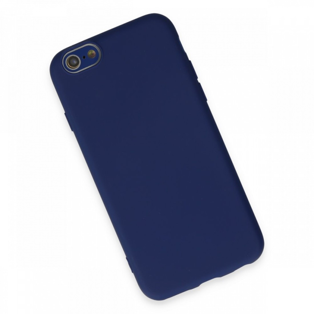  iPhone 6 Kılıf Lansman Glass Kapak - Sky Blue