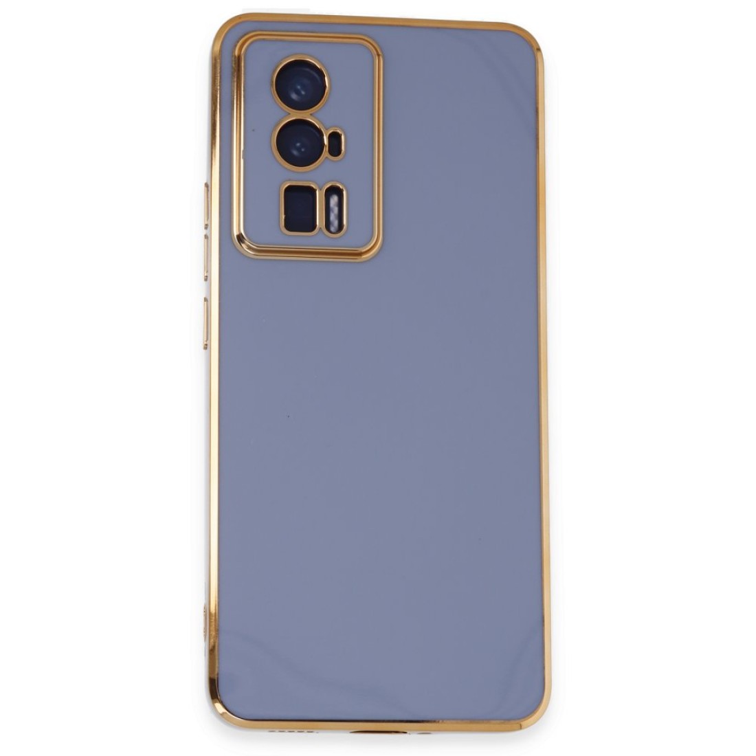  Xiaomi Poco F5 Pro Kılıf Volet Silikon - Mavi