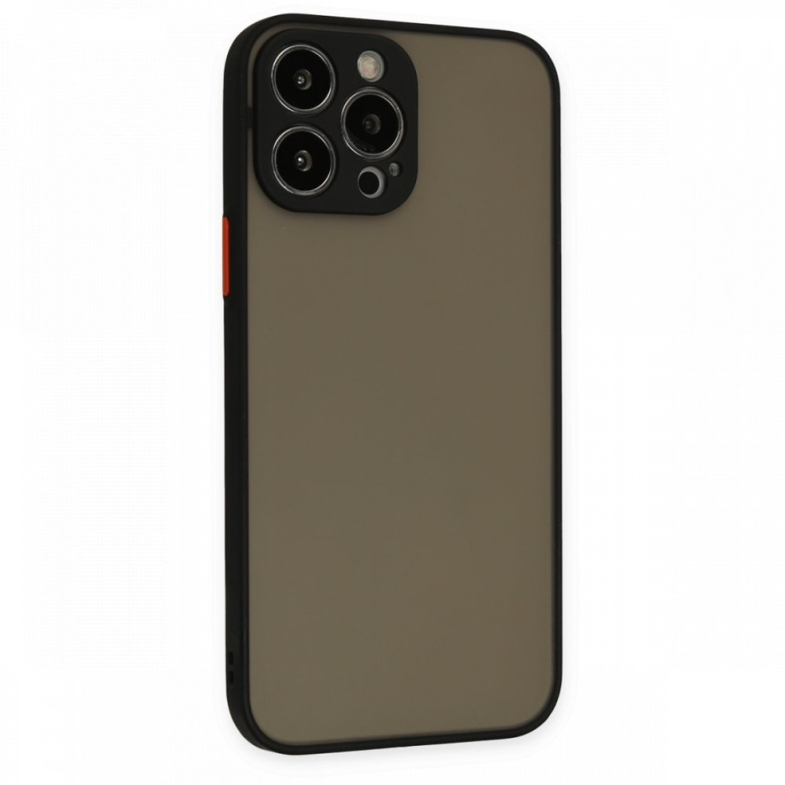  iPhone 14 Pro Max Kılıf Montreal Silikon Kapak - Siyah