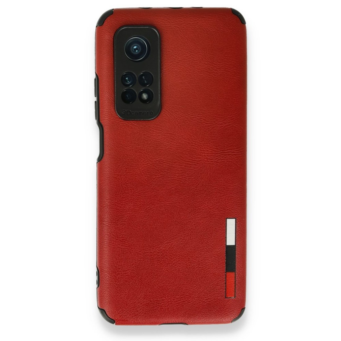  Xiaomi Mi 10T Pro Kılıf Loop Deri Silikon - Kırmızı
