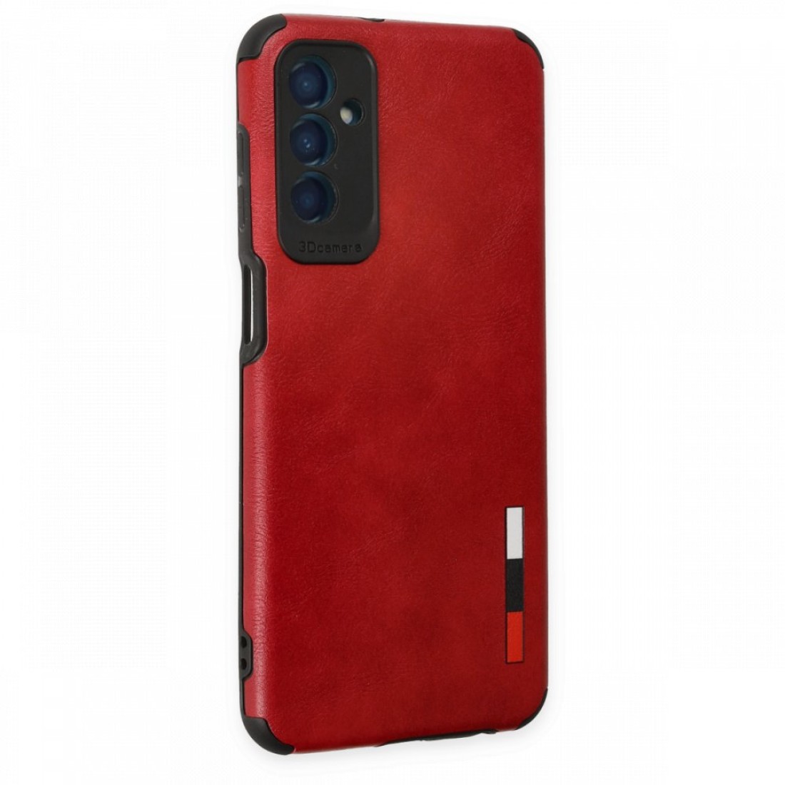  Samsung Galaxy M23 Kılıf Loop Deri Silikon - Kırmızı