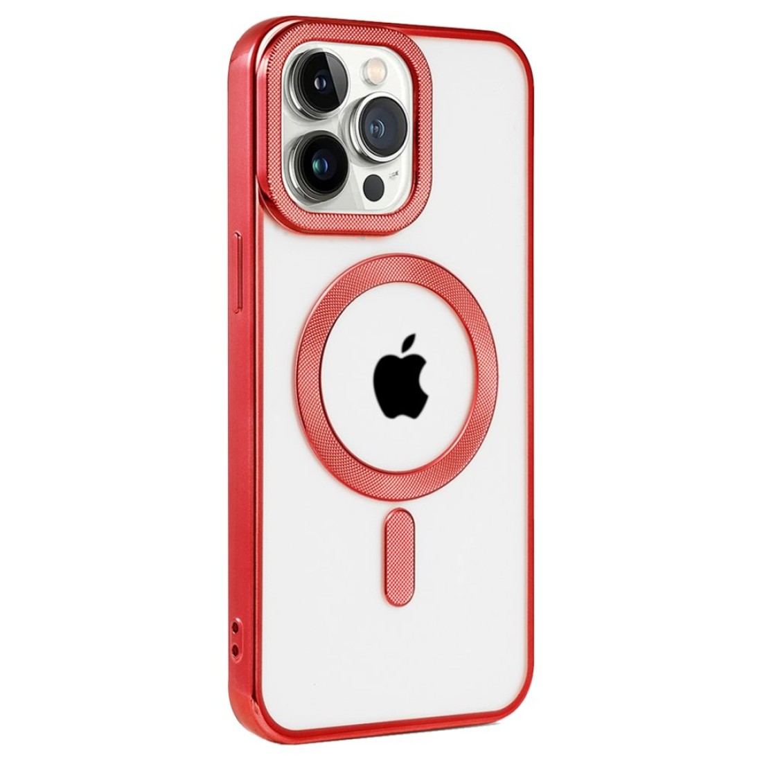 iPhone 14 Pro Kılıf Kronos Magsafe Kapak - Kırmızı iPhone 14 Pro Kılıf Kronos Magsafe Kapak - Kırmızı