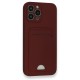 iPhone 13 Pro Max Kılıf Kelvin Kartvizitli Silikon - Bordo iPhone 13 Pro Max Kılıf Kelvin Kartvizitli Silikon - Bordo