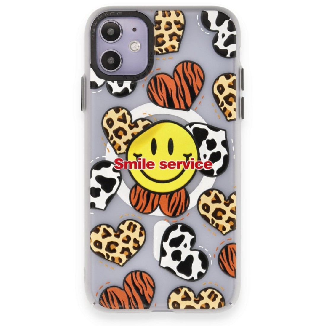  iPhone 12 Kılıf Apollo Magneticsafe Desenli Kapak - Apollo Şeffaf - 2