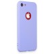  iPhone SE 2020 Kılıf First Silikon - Lila