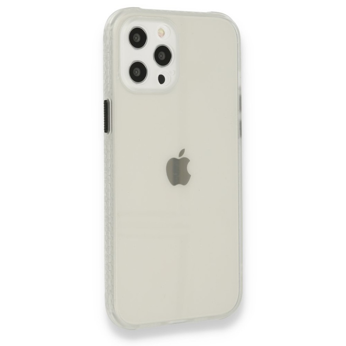  iPhone 12 Pro Kılıf Miami Şeffaf Silikon - Şeffaf