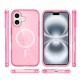 iPhone 16 Kılıf Glow Magsafe Kapak - Pembe iPhone 16 Kılıf Glow Magsafe Kapak - Pembe