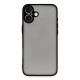  iPhone 16 Kılıf Montreal Silikon Kapak - Siyah