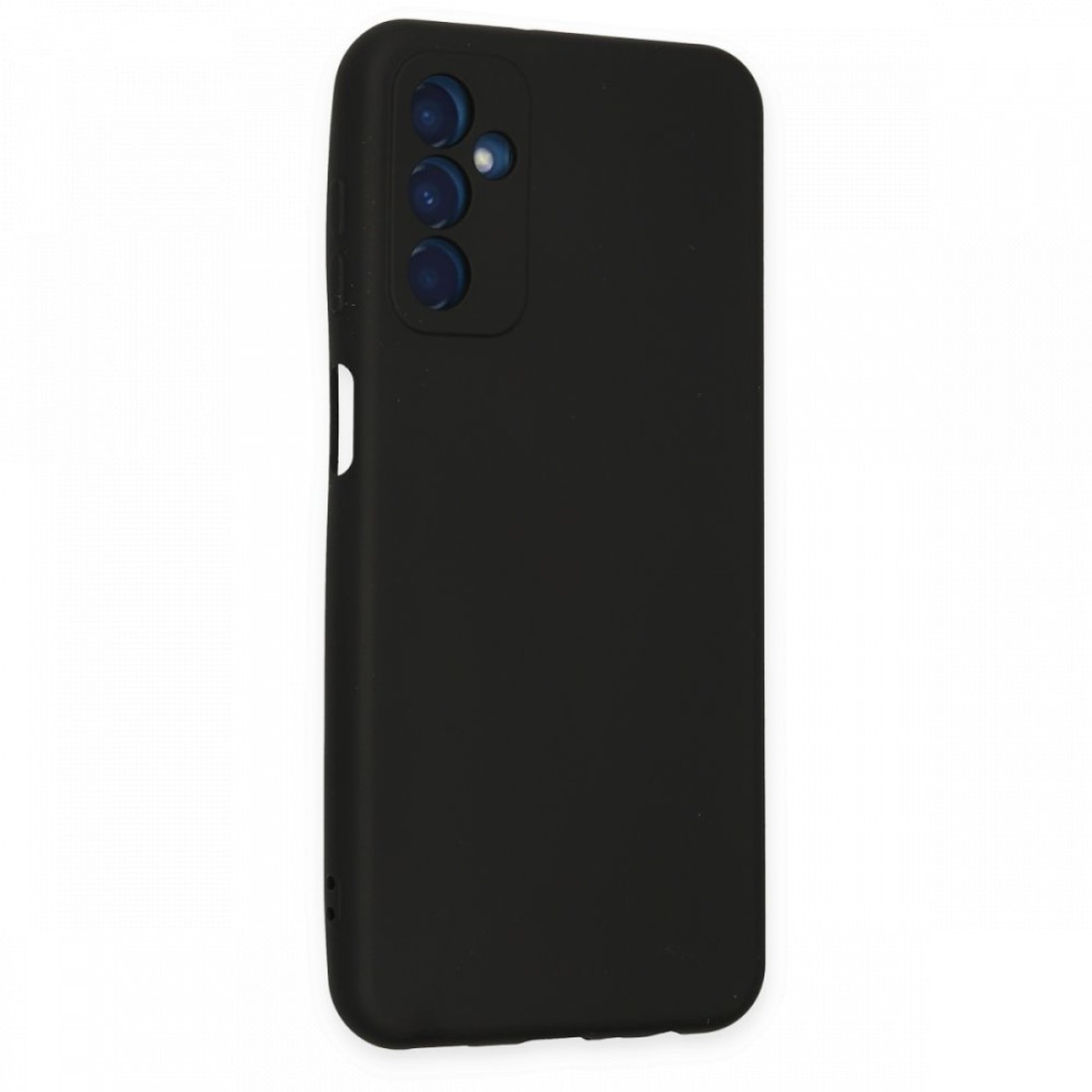  Samsung Galaxy M13 Kılıf Nano içi Kadife Silikon - Siyah