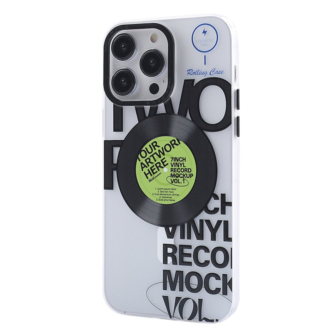  iPhone 14 Pro Kılıf Apollo Magneticsafe Desenli Kapak - Apollo Şeffaf - 5