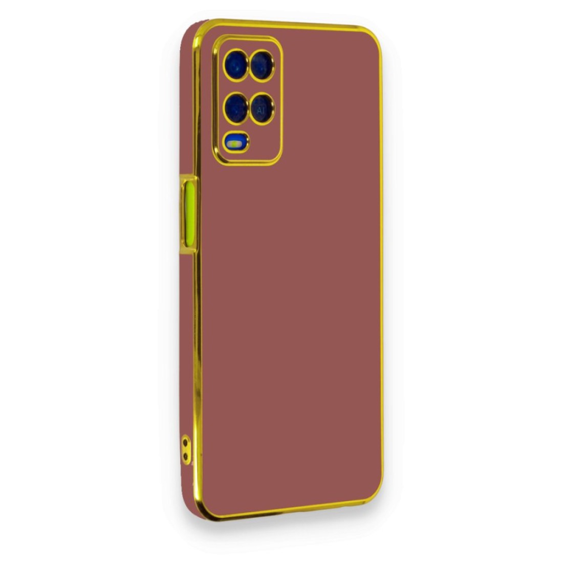  Oppo A54 4G Kılıf Volet Silikon - Kırmızı