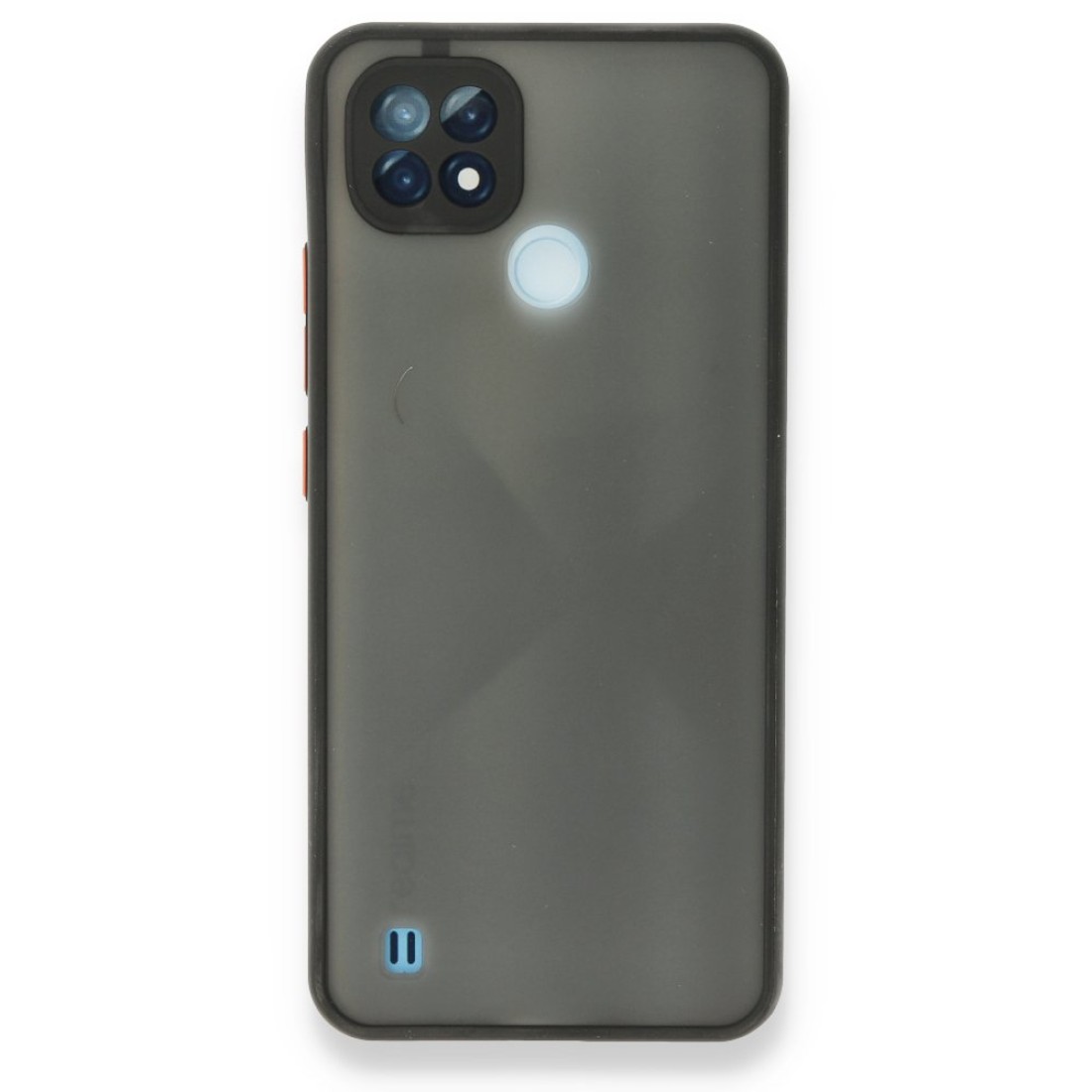  Realme C21 Kılıf Montreal Silikon Kapak - Siyah