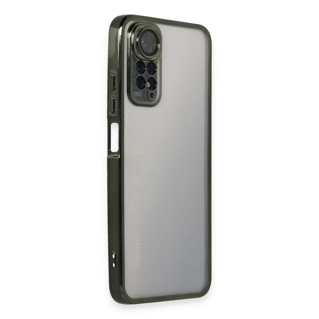  Xiaomi Redmi Note 11 4G Kılıf Razer Lensli Silikon - Yeşil