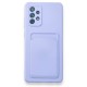  Samsung Galaxy A23 4G Kılıf Kelvin Kartvizitli Silikon - Lila