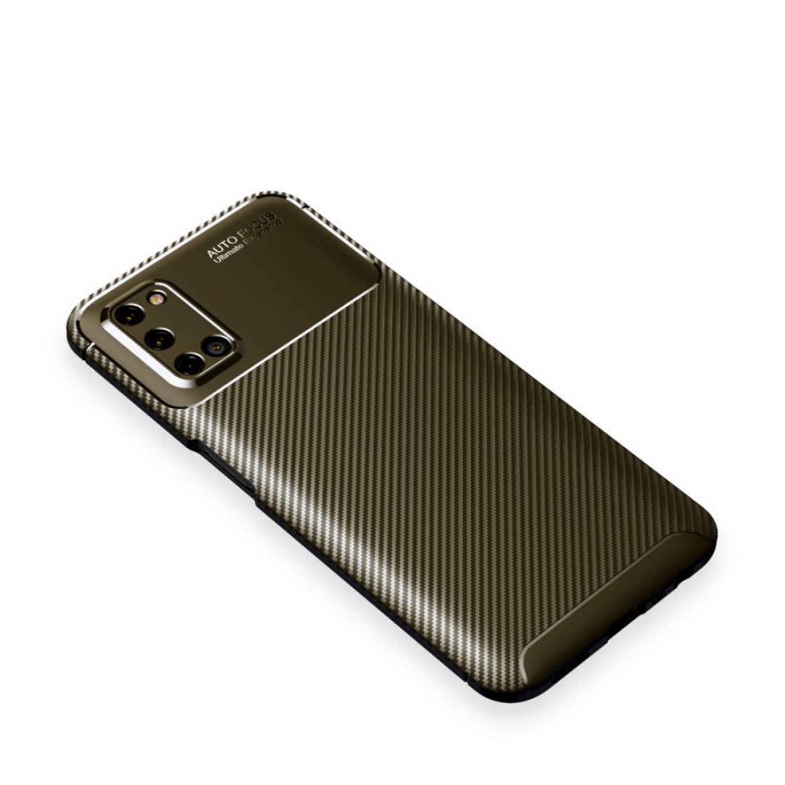 Oppo A52 Kılıf Auto Focus Karbon Kapak - Yeşil Oppo A52 Kılıf Auto Focus Karbon Kapak - Yeşil