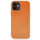 iPhone 12 Pro Kılıf Nano içi Kadife Silikon - Turuncu iPhone 12 Pro Kılıf Nano içi Kadife Silikon - Turuncu