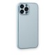 iPhone 14 Pro Kılıf Coco Deri Silikon Kapak - Sky Blue iPhone 14 Pro Kılıf Coco Deri Silikon Kapak - Sky Blue