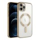  iPhone 14 Pro Max Kılıf Kross Magneticsafe Kapak - Gold