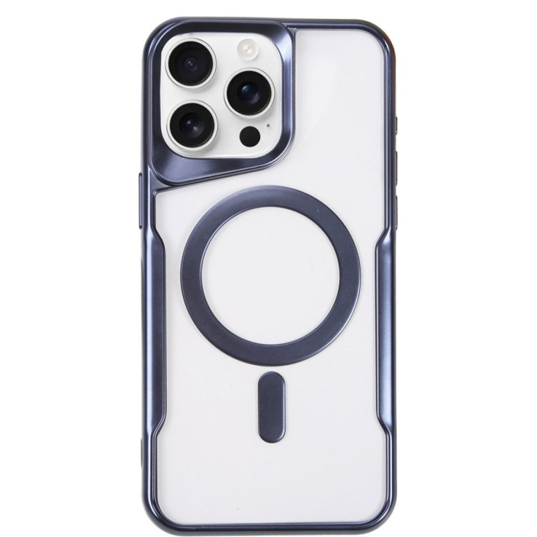  iPhone 14 Pro Max Kılıf Boyi Magsafe Silikon Kapak - Lacivert