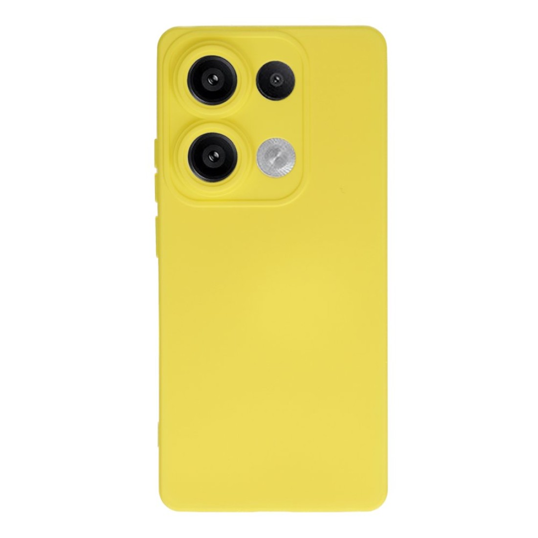  Xiaomi Poco M6 Pro 4G Kılıf Nano içi Kadife Silikon - Sarı