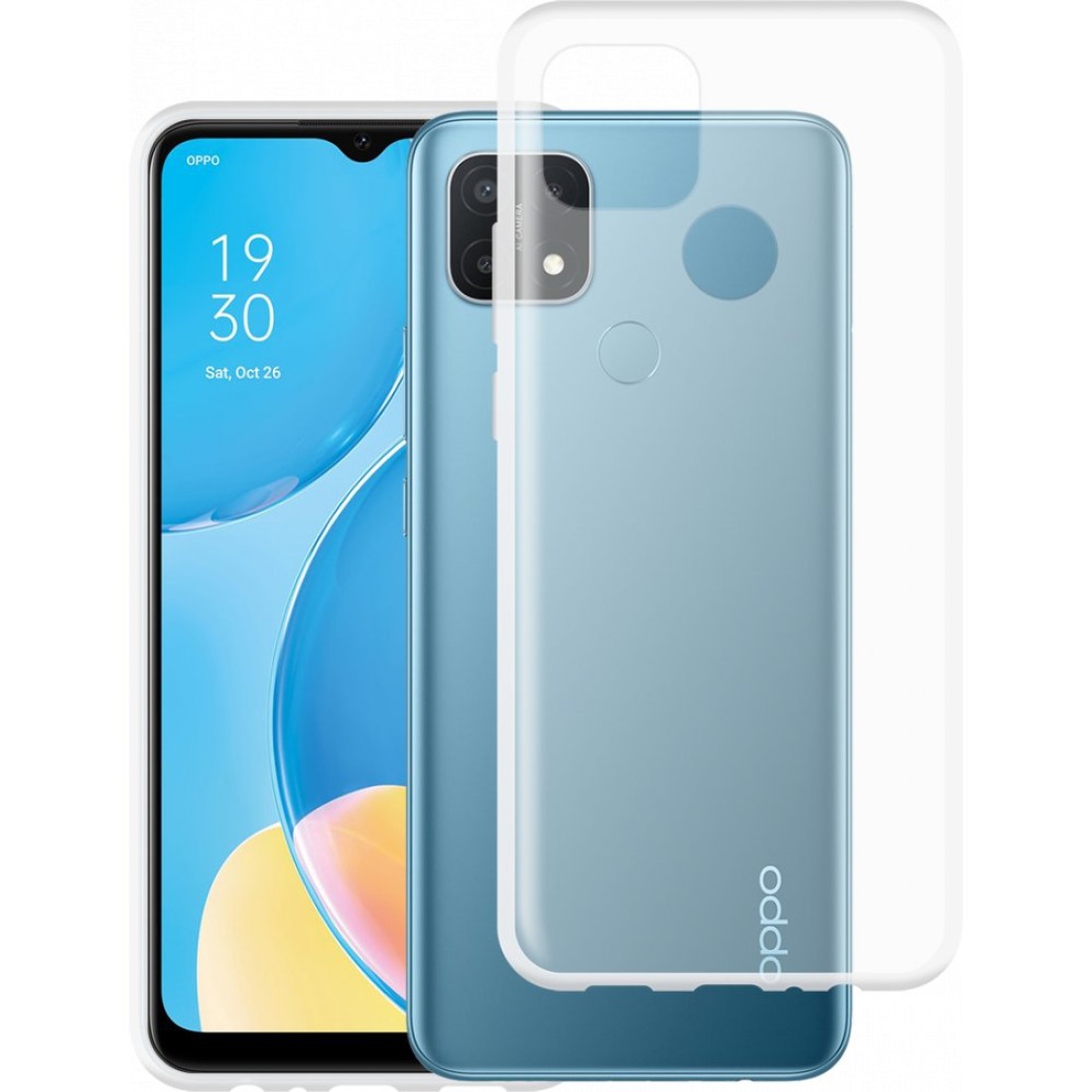 Oppo A15S Kılıf Deluxe 2mm Şeffaf Silikon Oppo A15S Kılıf Deluxe 2mm Şeffaf Silikon