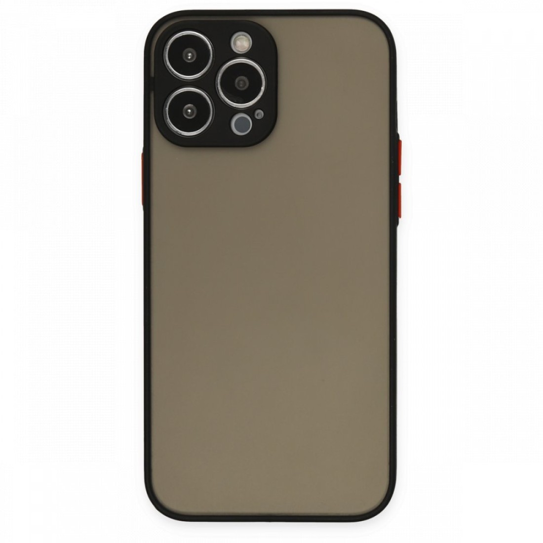  iPhone 14 Pro Kılıf Montreal Silikon Kapak - Siyah