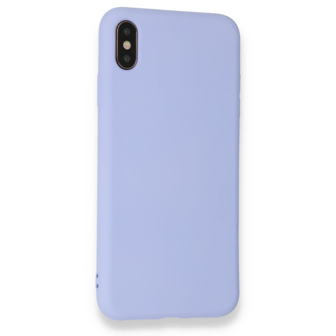  iPhone XS Max Kılıf Nano içi Kadife Silikon - Lila