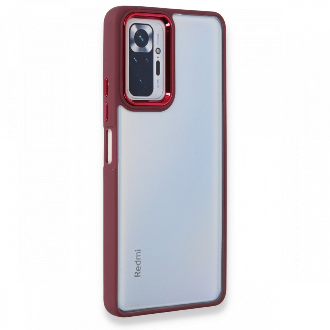  Xiaomi Redmi Note 10 Pro Kılıf Dora Kapak - Kırmızı